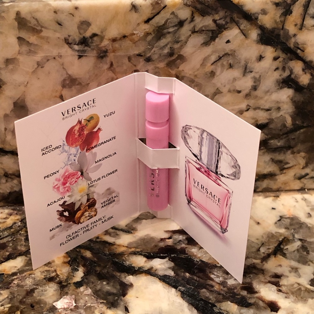 Versace Bright Crystal 1ml Sample Vial Spray Card
